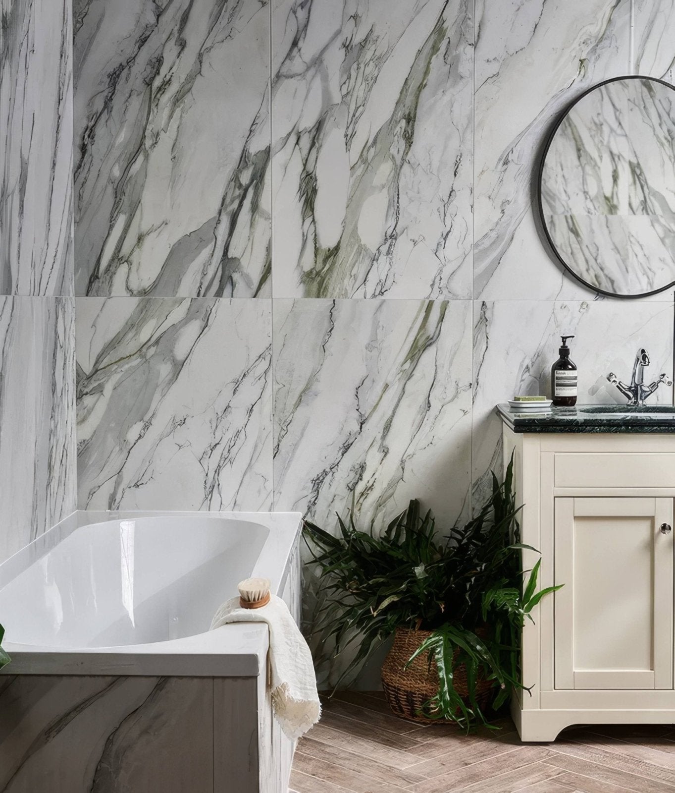 Palm Springs Porcelain Cerulean Plain