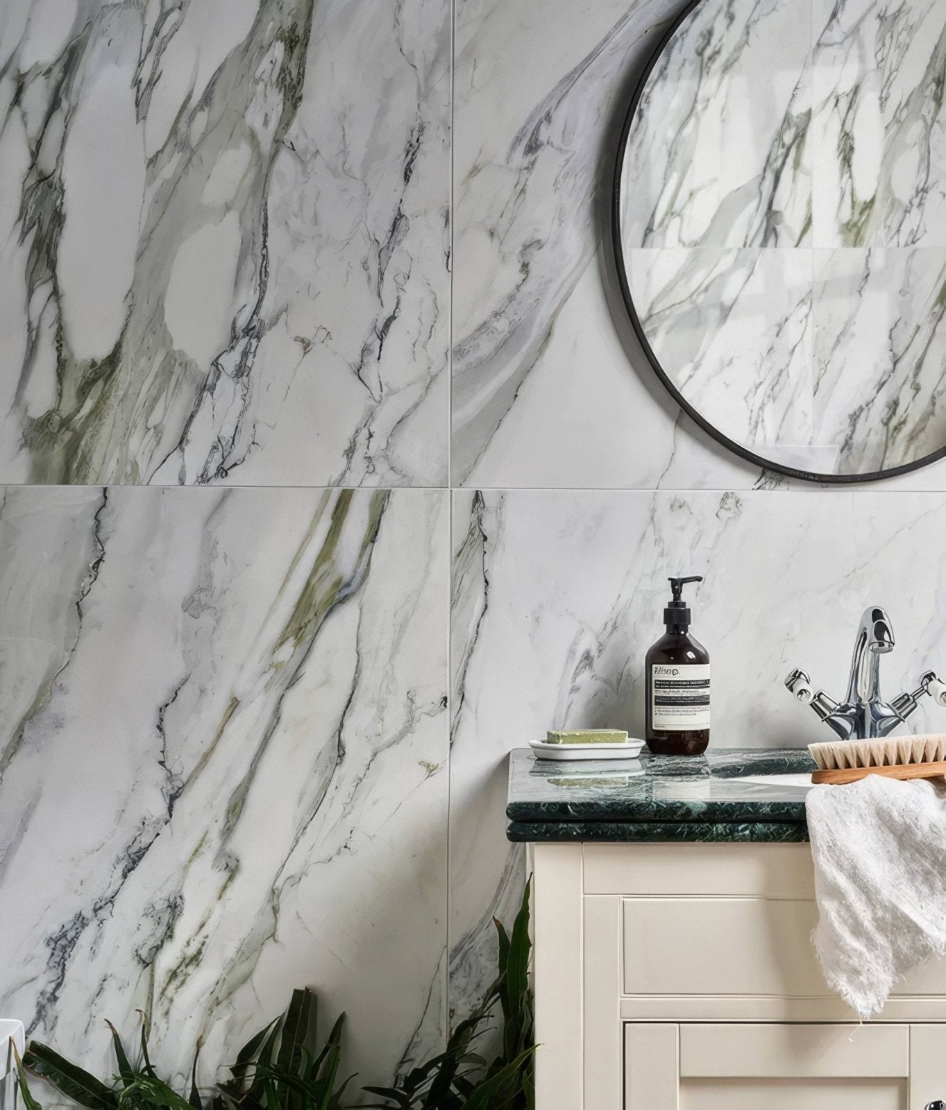 Palm Springs Porcelain Cerulean Plain