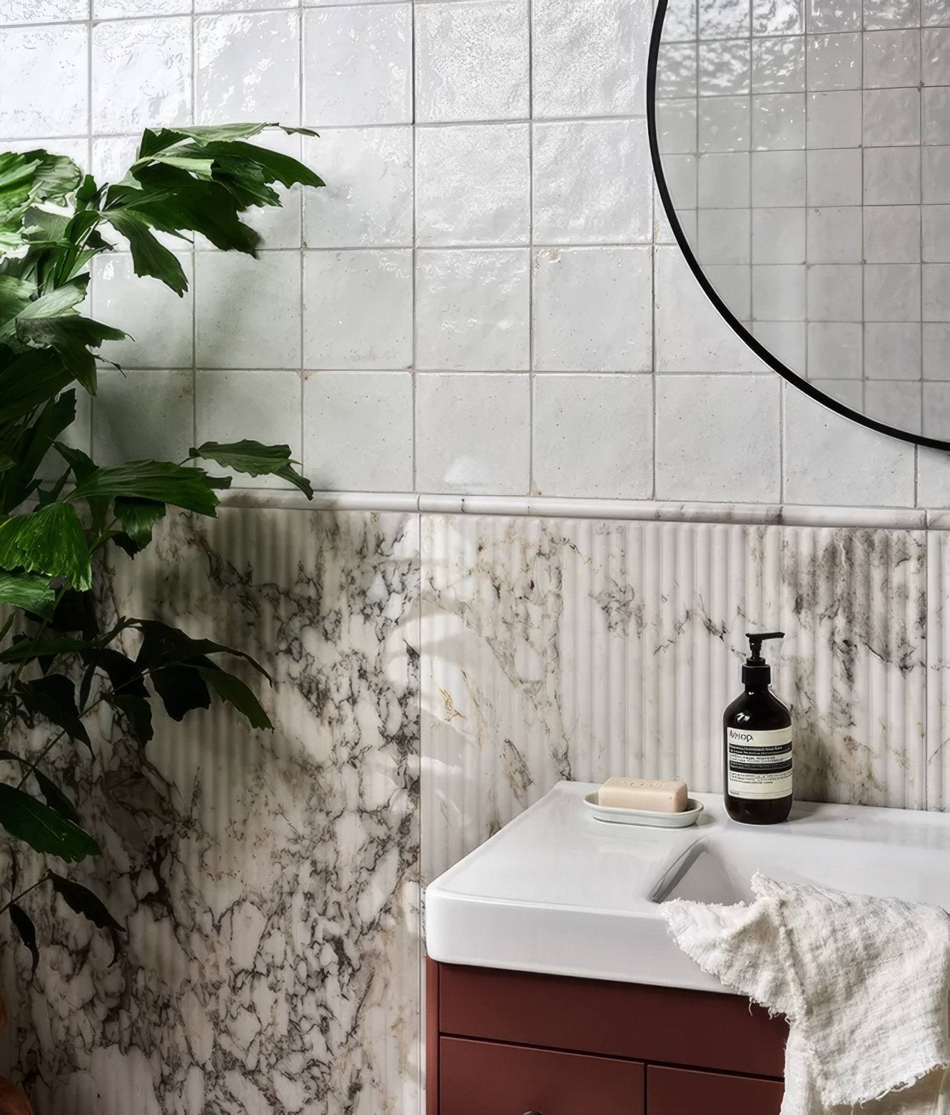 Palm Springs Porcelain Italiana Fluted