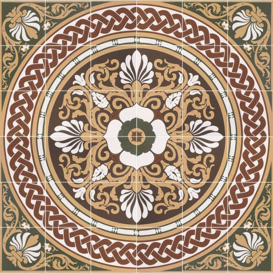 Palmerston 36 Tile Set Green - alternate view