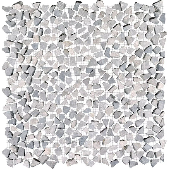 Paradise Tiny broken Edge Gris Mosaic - alternate view