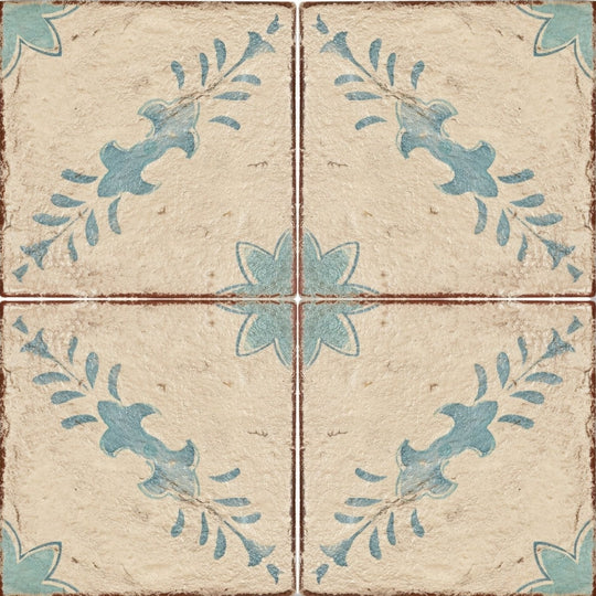 Paris Sandrine Patterned Terracotta Tile