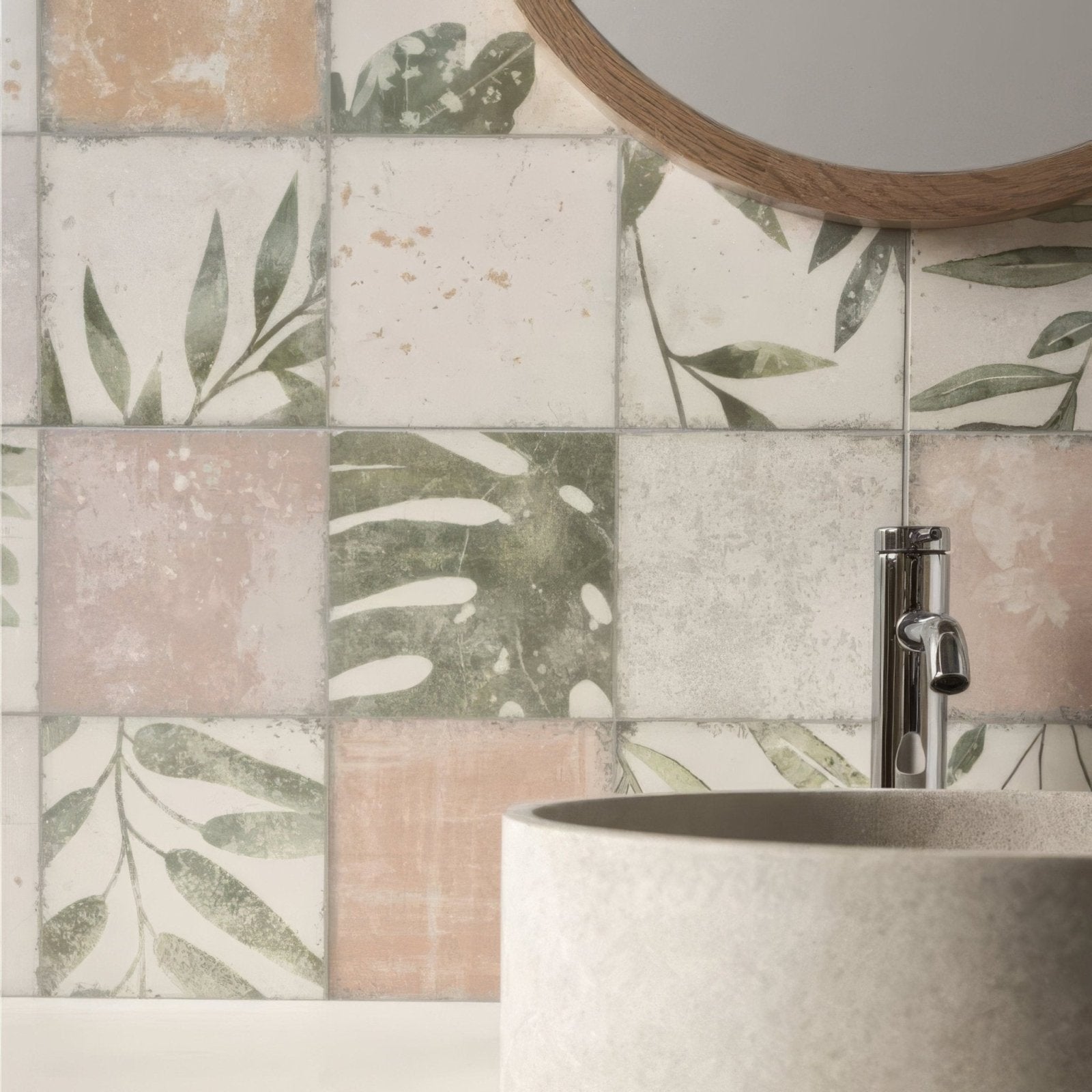 Patchwork Botanical Rose