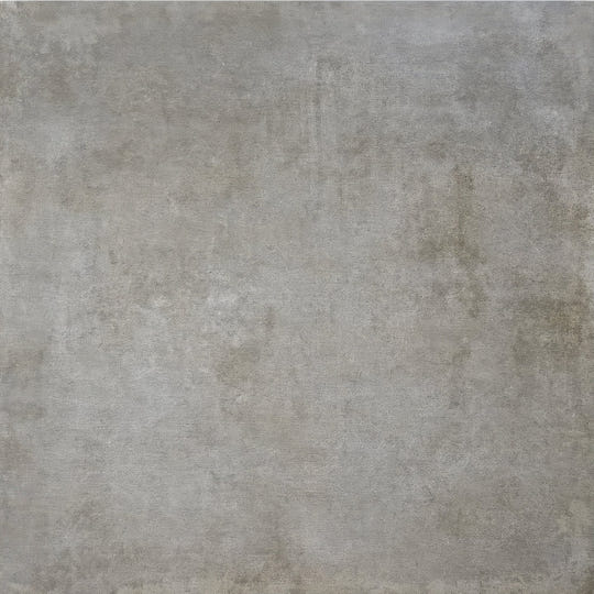 Gray concrete tile patina nickel 59 x 59cm with a textured slightly mottled surface for flooring and walls