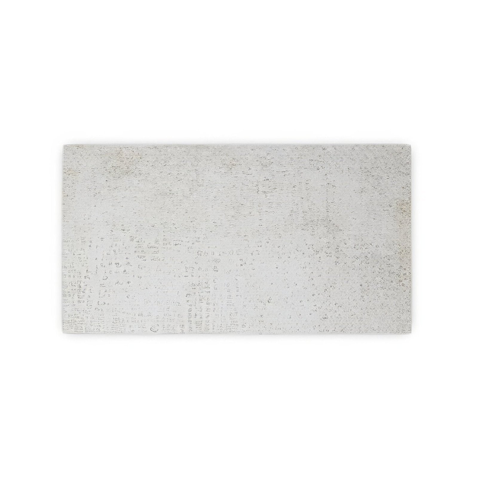Rectangular gray concrete tile patina sand 59 x 29cm with a textured speckled surface for flooring and walls