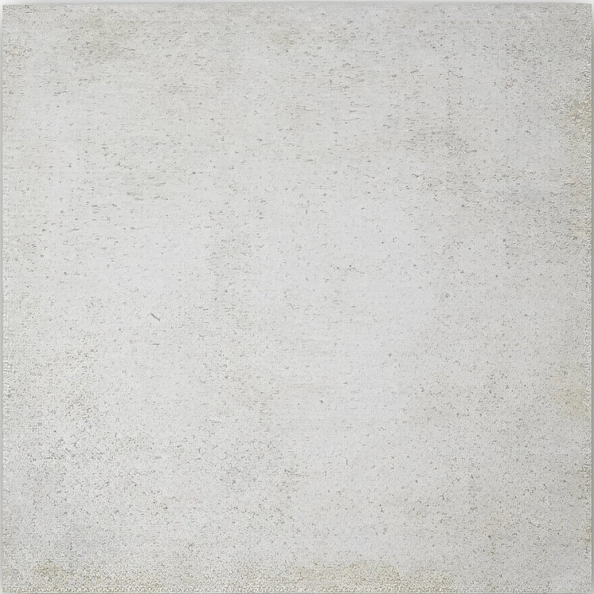 A square textured concrete tile patina sand 59 x 59cm with a subtle grayish white finish and faint speckles