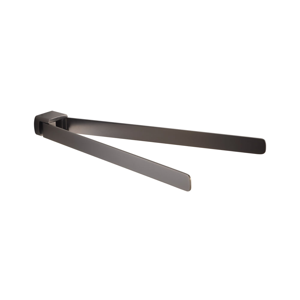 Pirenei Double Swing Towel Rail in Gunmetal - Origins Living