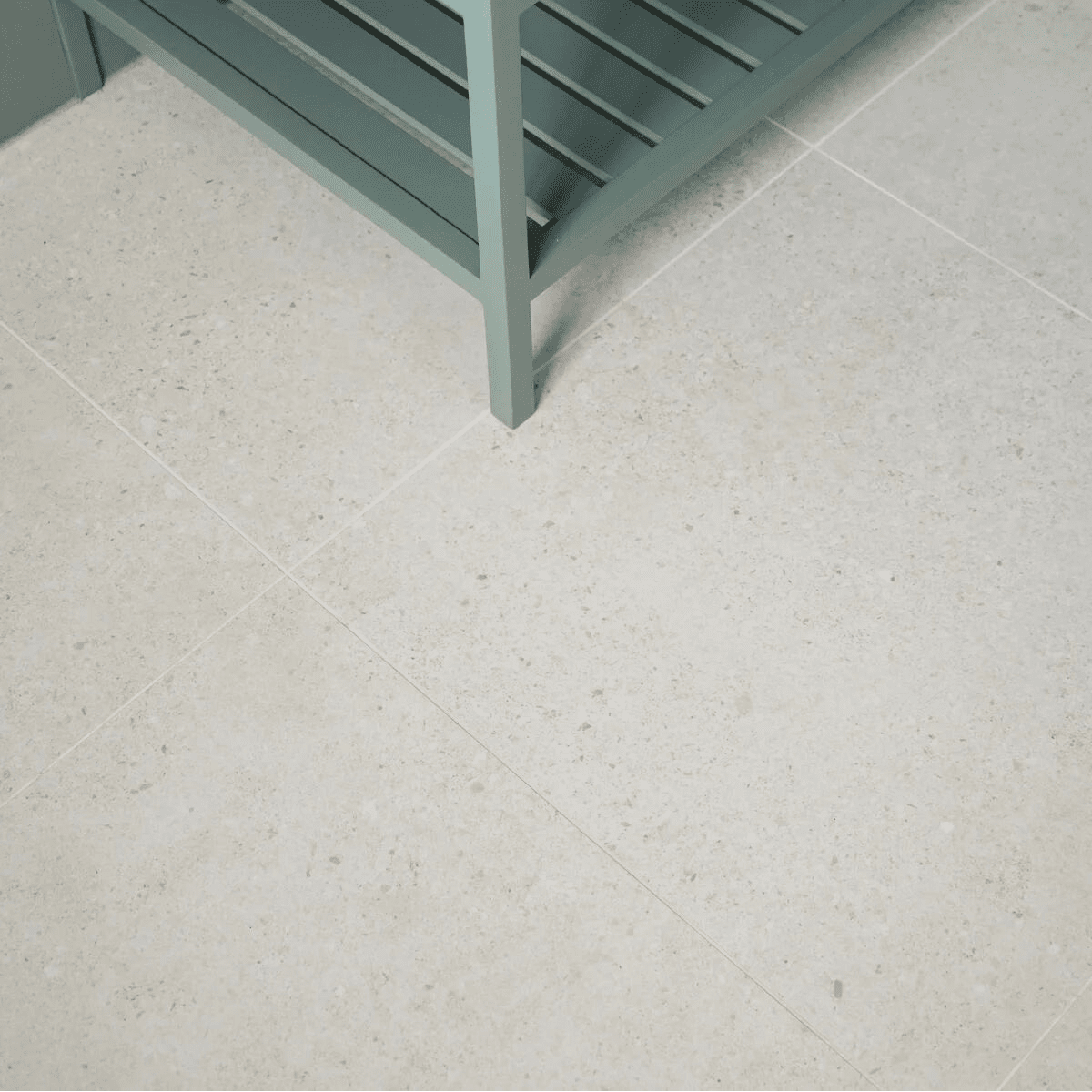 Beige speckled porcelain floor tiles piazza bone 60 x 60cm with subtle matte finish for indoor use