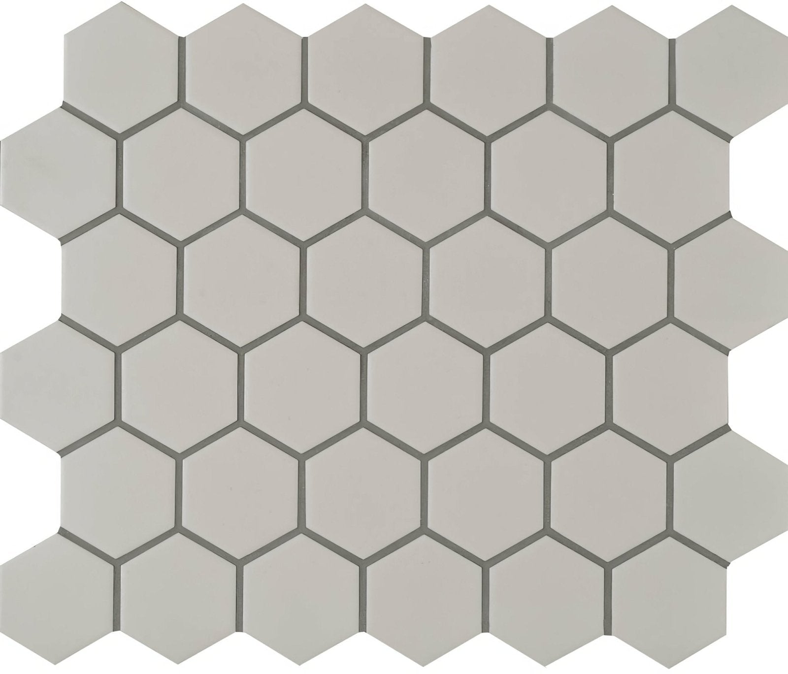 Porcelain Hexagon White