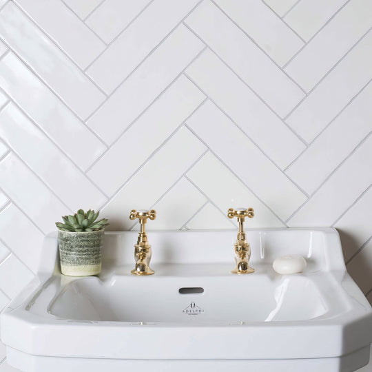 Arcadian Porcelain Large Brick Tile