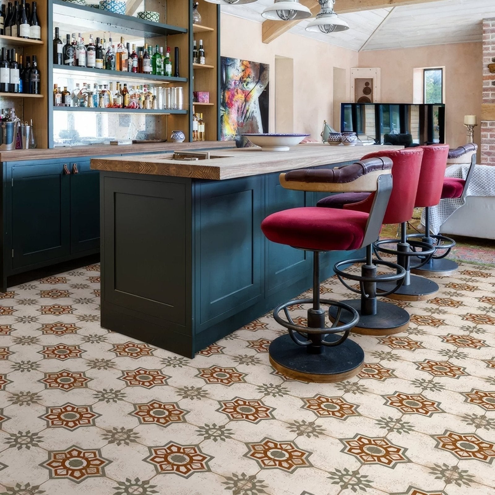 Portare Belleville Porcelain Rennes Green