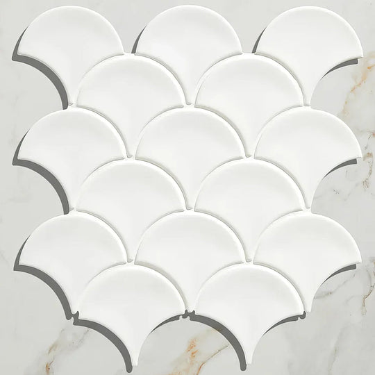 Gelato Porcelain Mosaic Milk White - alternate view