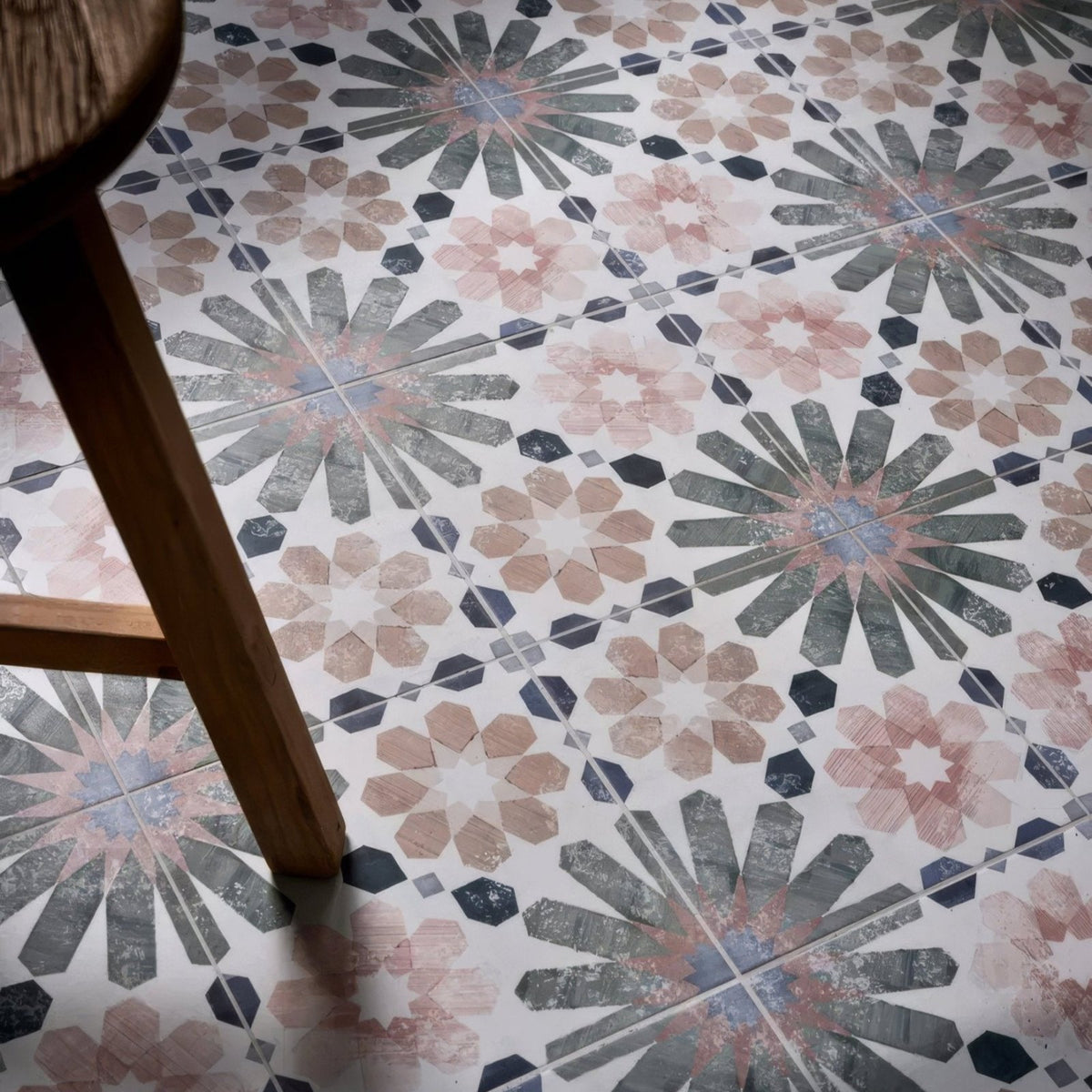 Levante Ceramic Matt shown as flooring