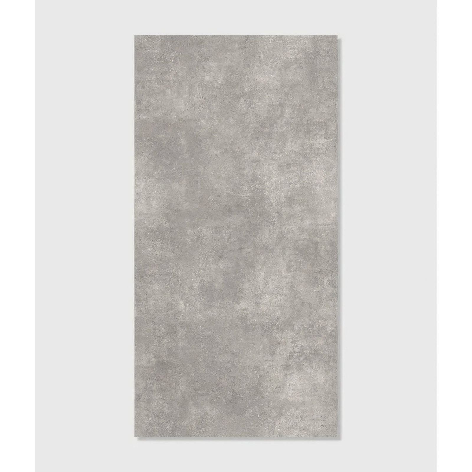 Gray concrete effect rectangular porcelain tile with textured mottled surface loft porcelain grey 120 x 60cm