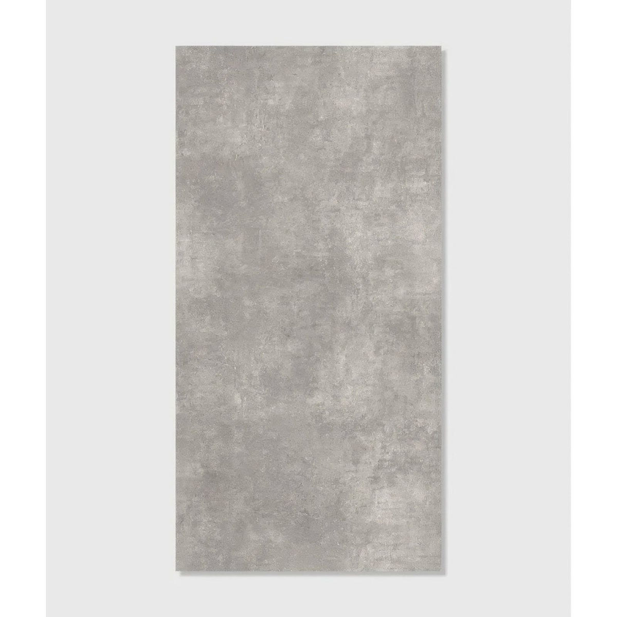 Gray concrete effect rectangular porcelain tile with textured mottled surface loft porcelain grey 120 x 60cm