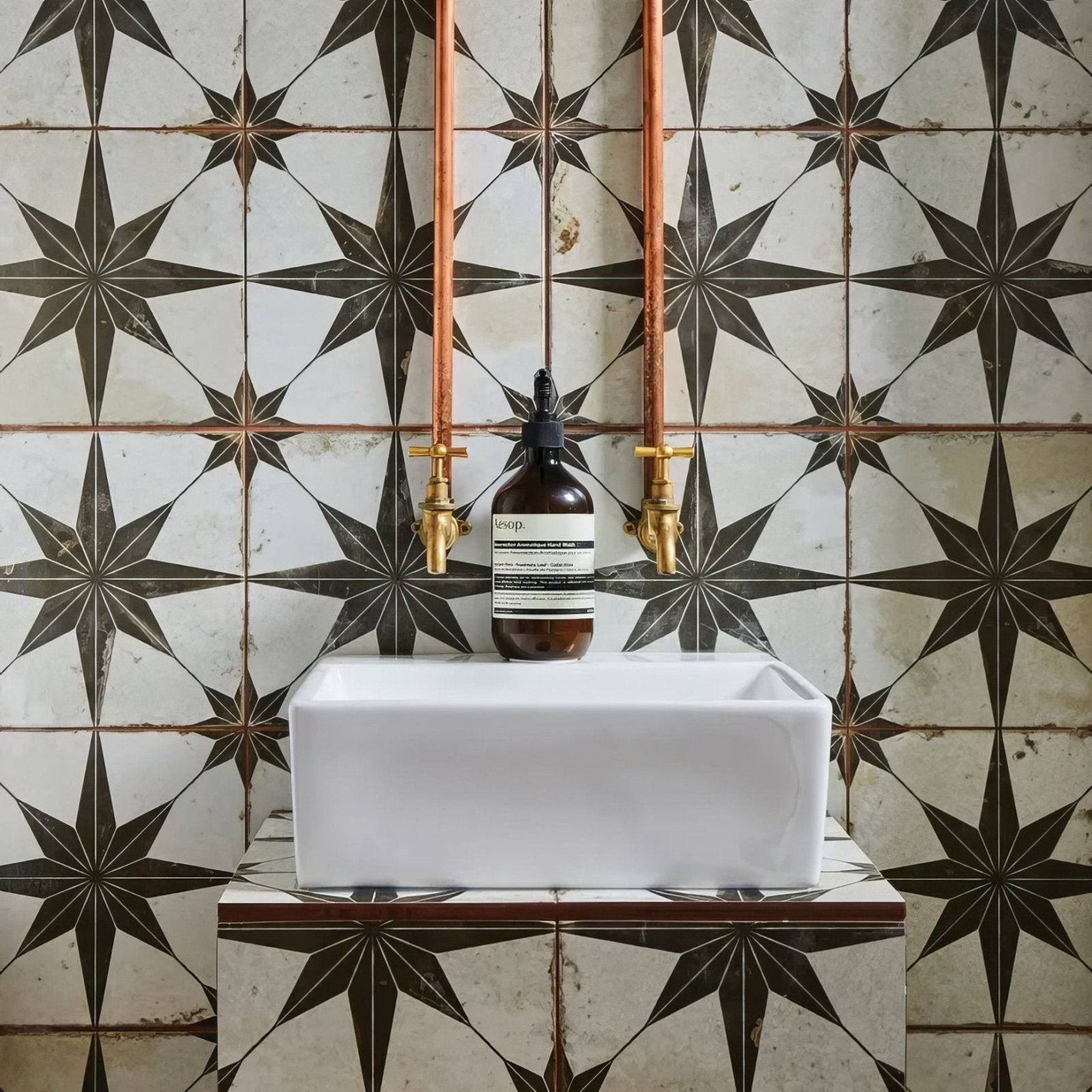 Portare Spitalfields Ceramic Retro Star Black