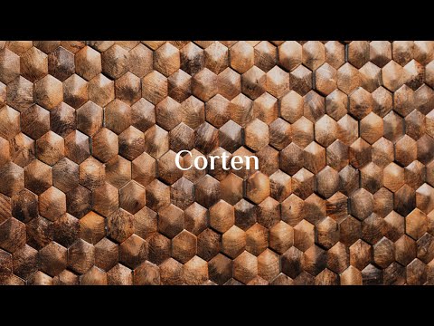 Load video: Corten 26 x 30.2cm | Hyperion Tiles