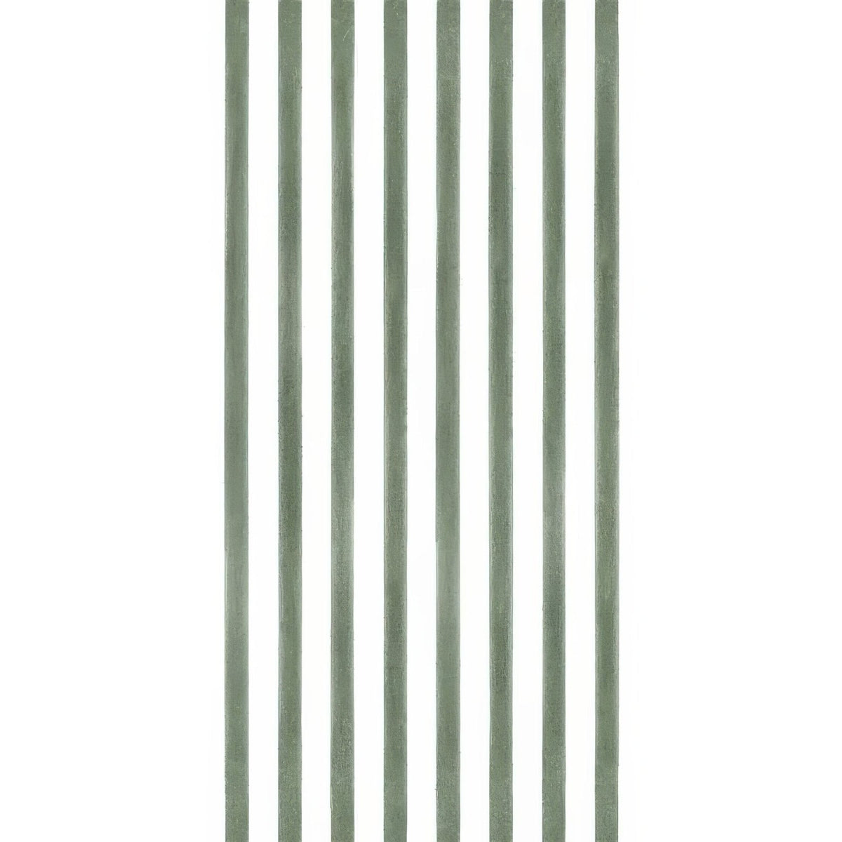 Promenade Hastings 60x30cm green matte metal rods with six slender vertical bars for modern decor or fencing