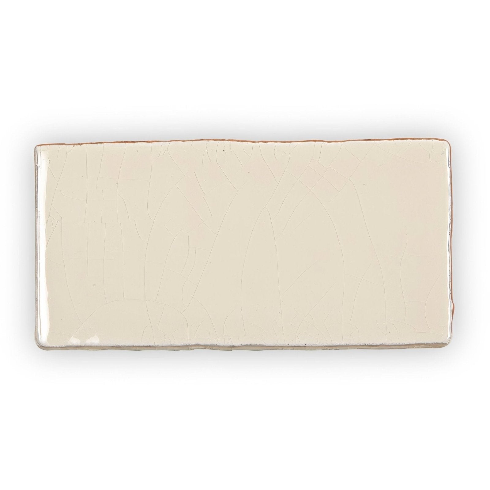 Cream-colored ceramic Provence Toulon rectangle tile with subtle texture and rustic uneven edges for flooring or walls
