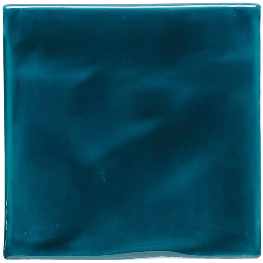 Prussian Blue Field Tile - alternate view