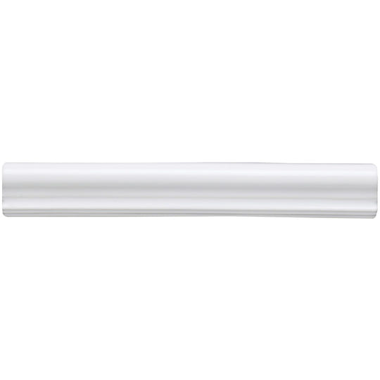 Pure white dado rail moulding made of white glossy ceramic crown molding for decorative wall trim