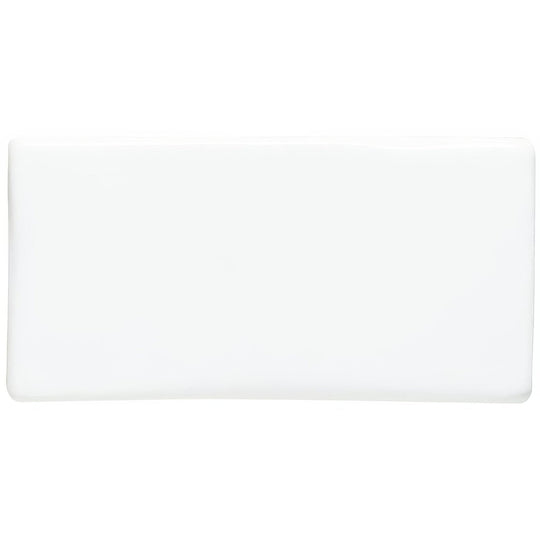 Pure White Half Tile - alternate view