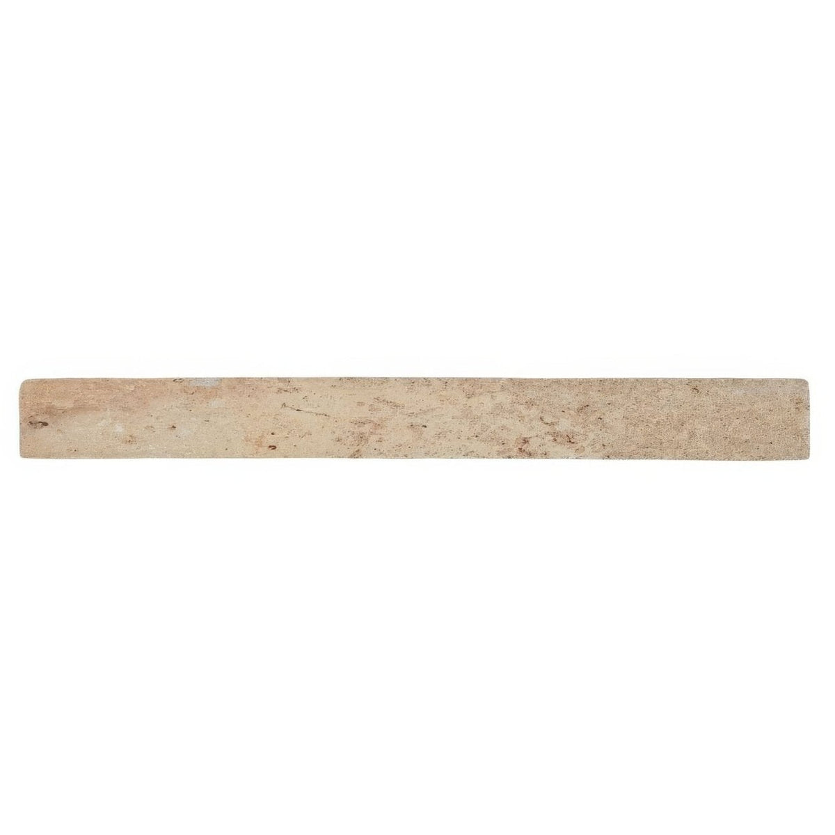 Beige ramsbury sand terracotta effect stone tile with natural veining and smooth slightly textured surface