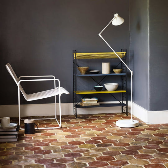 Reclaimed Terracotta Hexagonal Tile - alternate view
