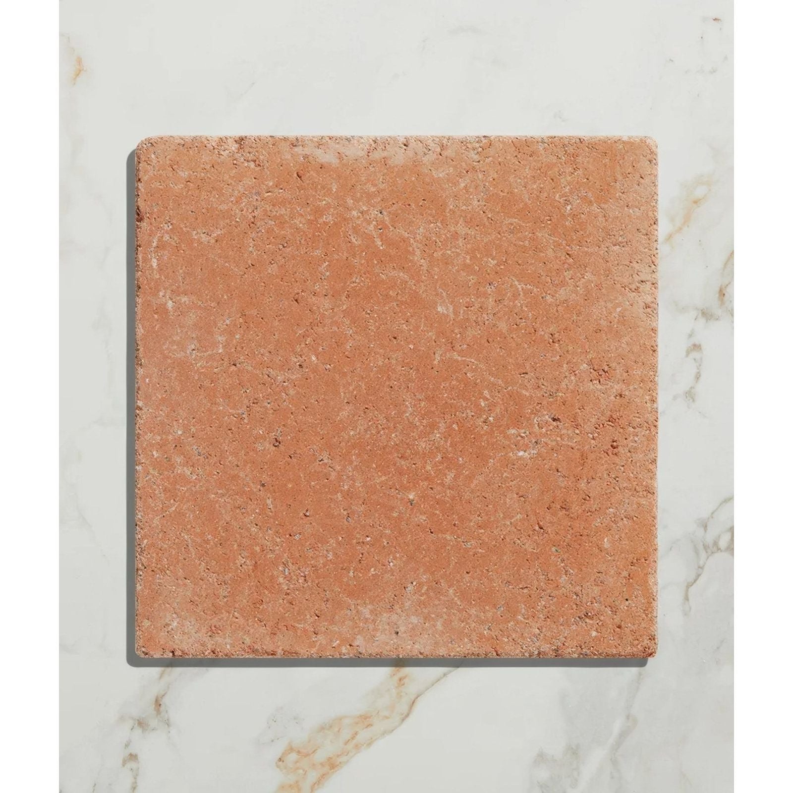 Reform composite stone tumbled cotto terracotta colored square stone tile with textured natural surface