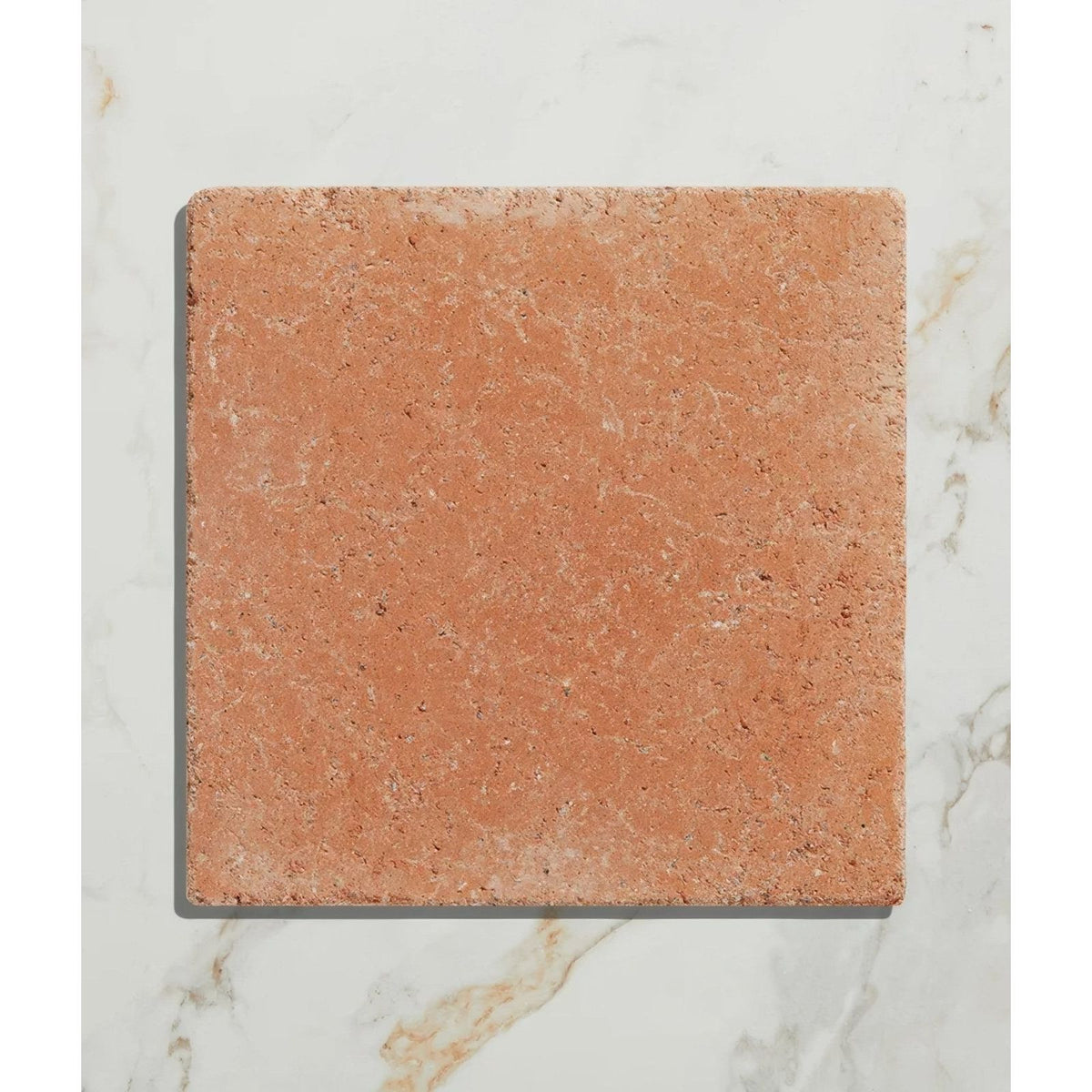 Reform composite stone tumbled cotto terracotta colored square stone tile with textured natural surface