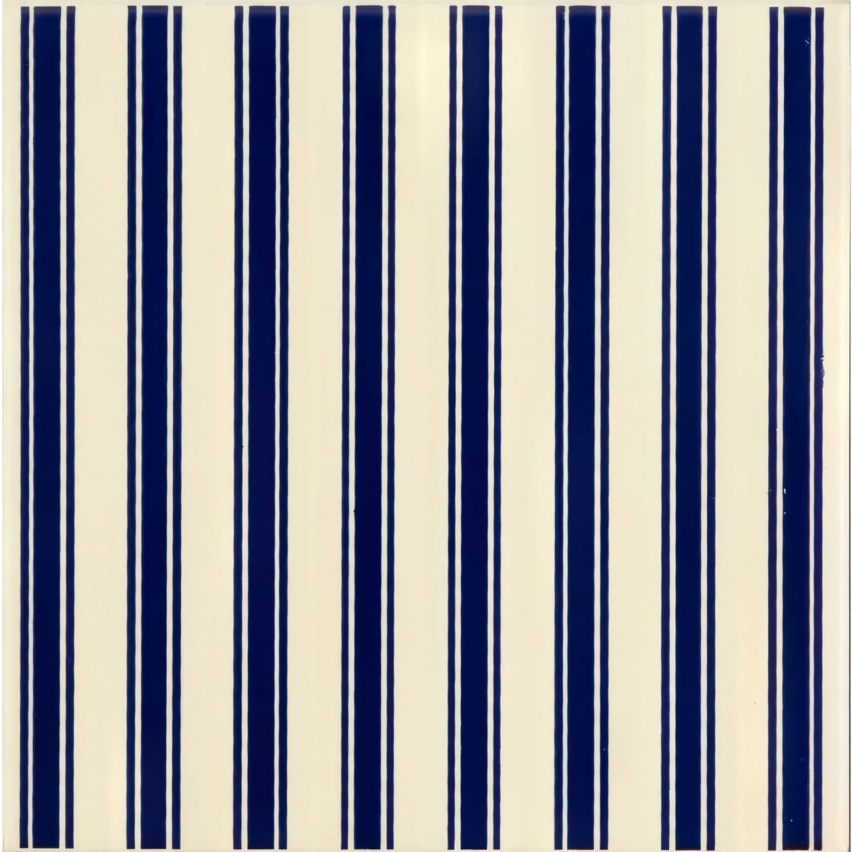 Regency Stripe Royal Blue On County White – detail view 3