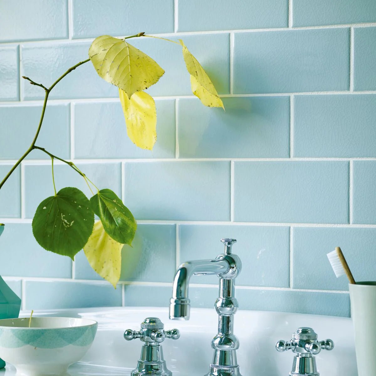 Retro Metro Lido Blue 7.5 x 15 Glazed Tile