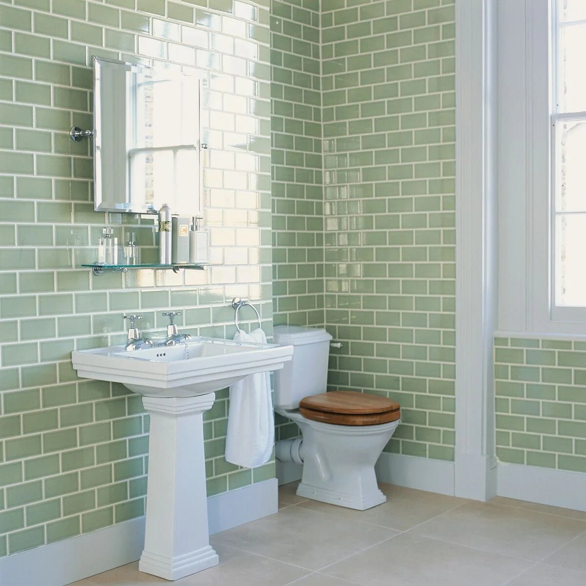 Retro Metro Lime House 7.5 x 15 Glazed Tile