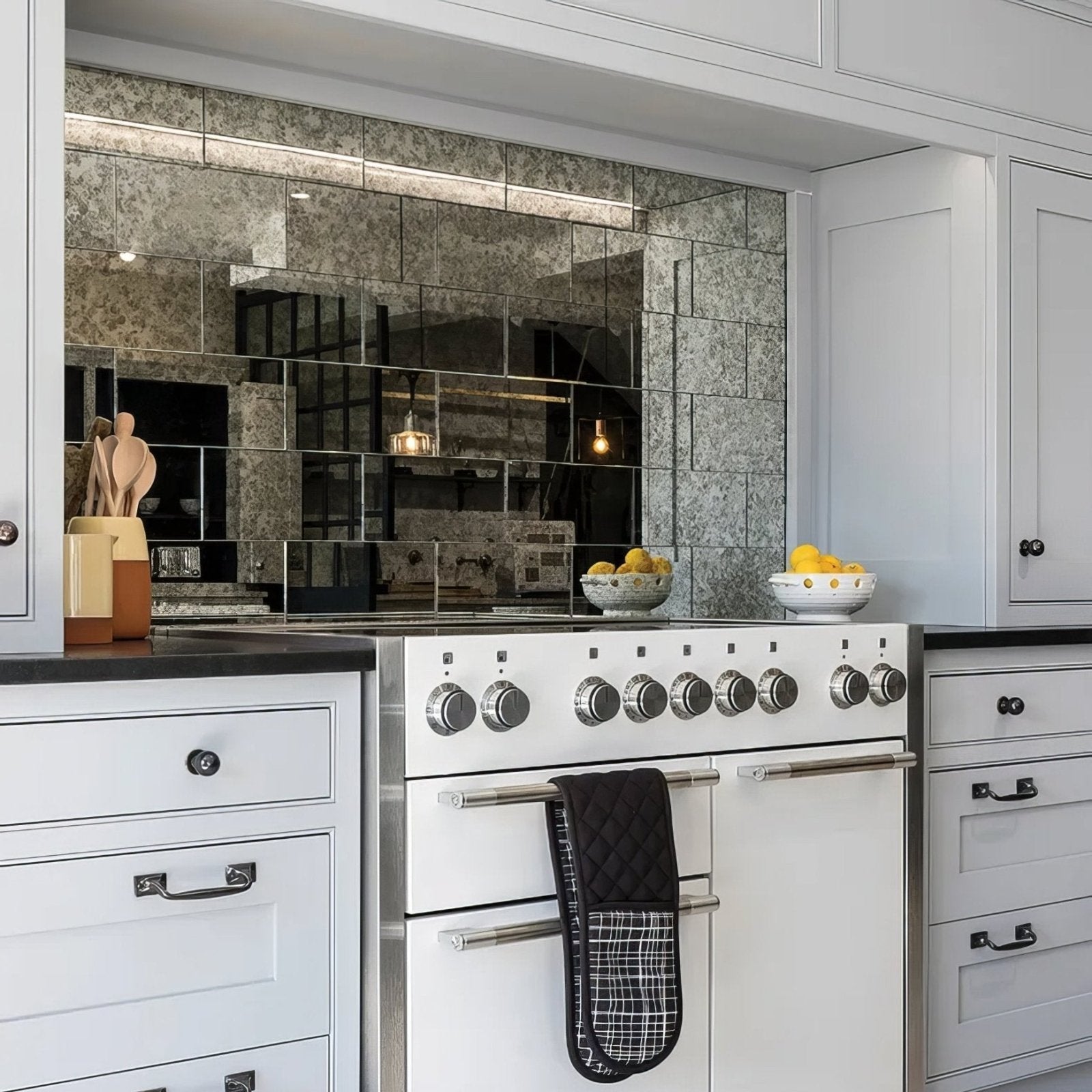 Rococo Glass Mirror Mercury