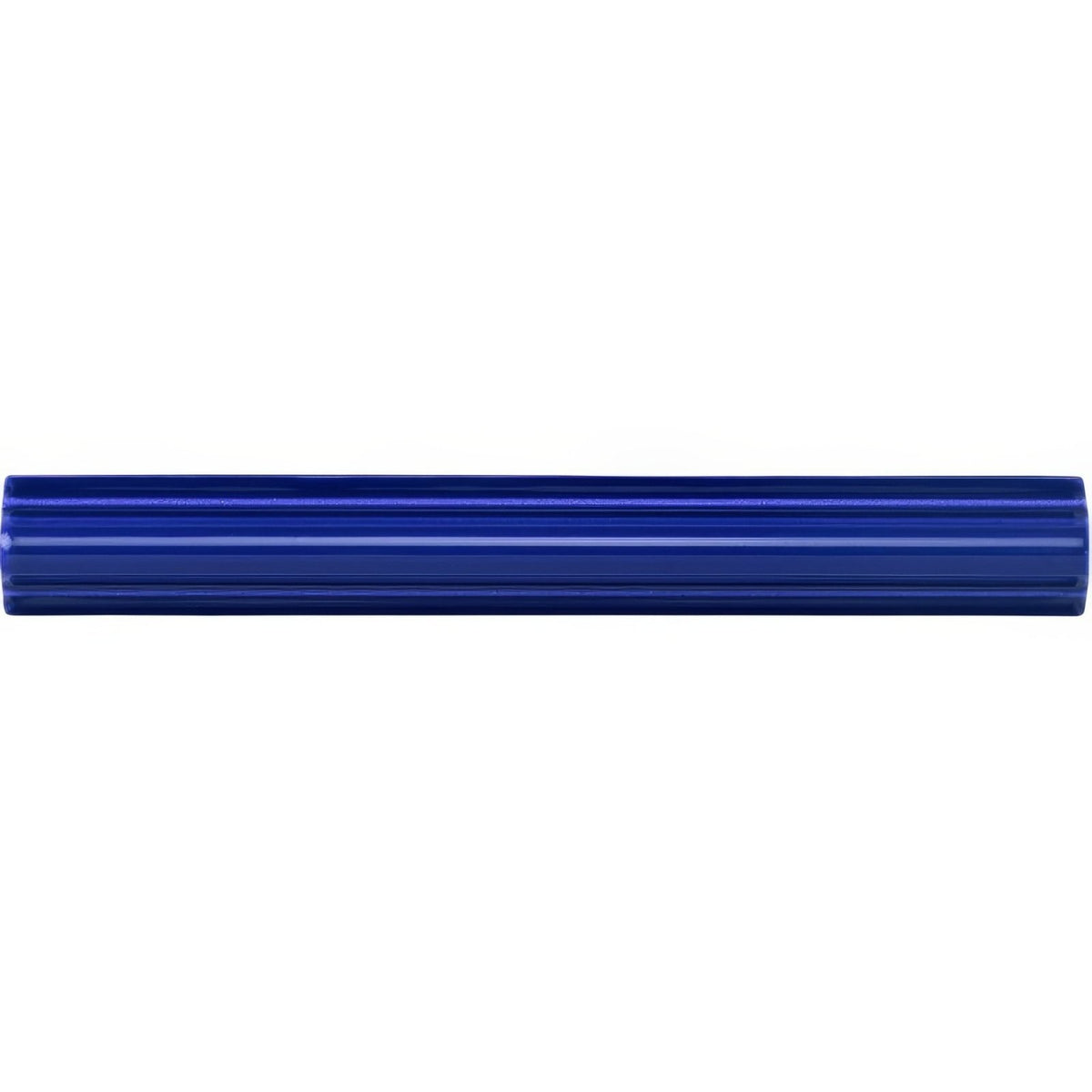 Royal Blue Astragal Moulding Ceramic Wall Tile 152x21mm - Gloss