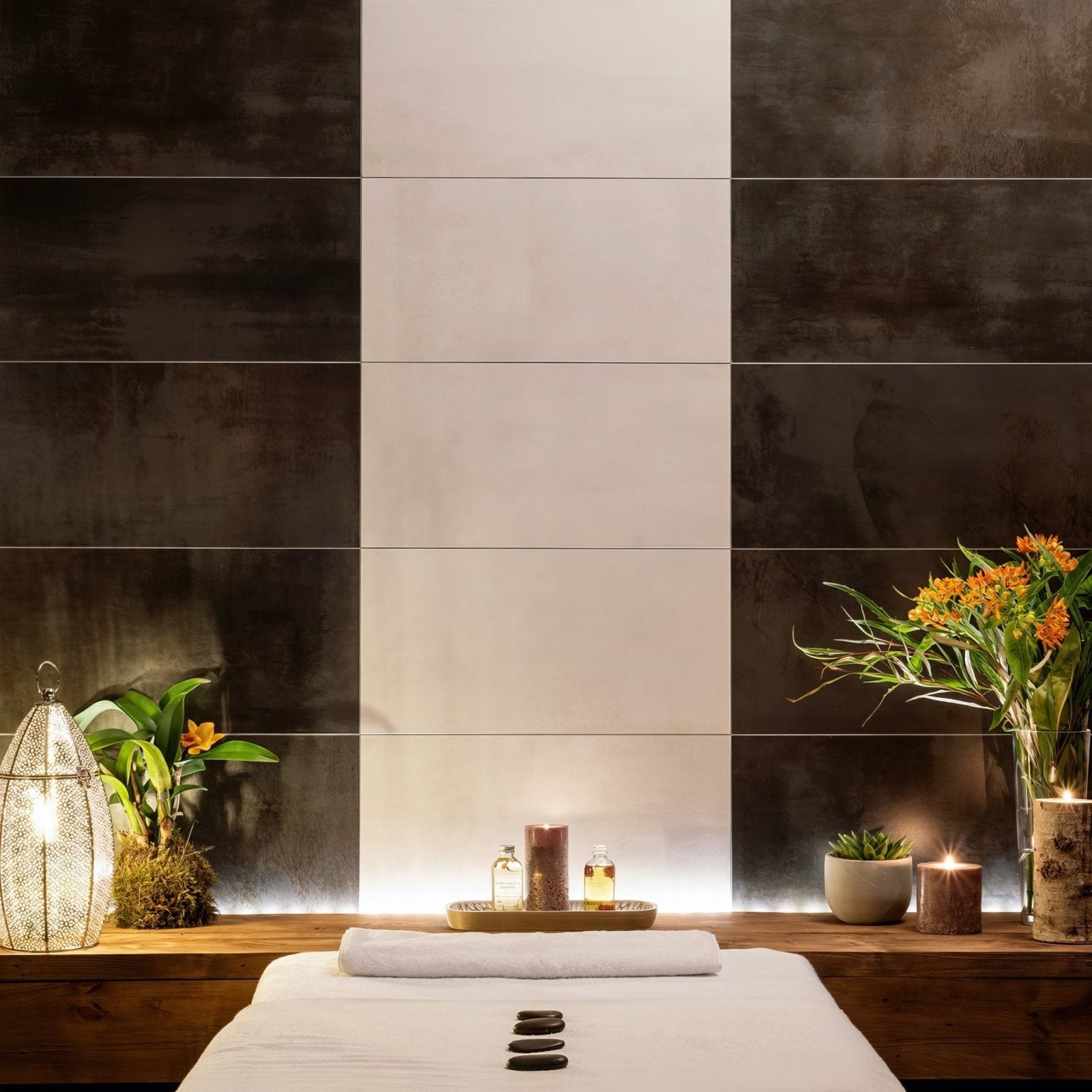 Rush Steel Rectified Glazed Metallic - finish Ceramic