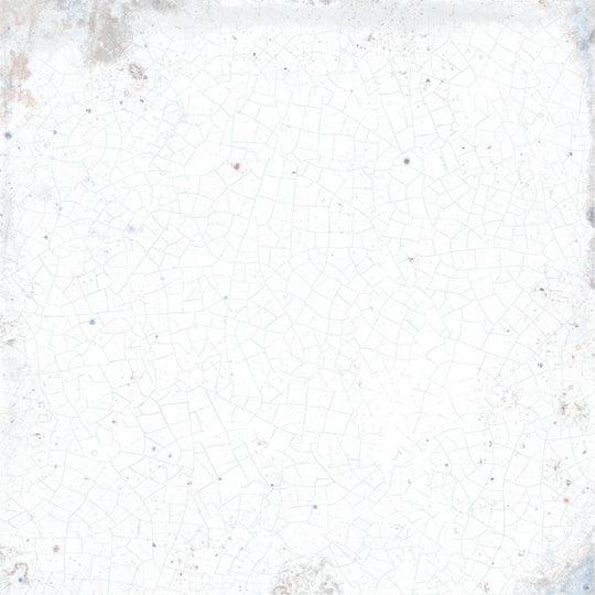 Sakura Plains Porcelain Wall Tile - Satin - White