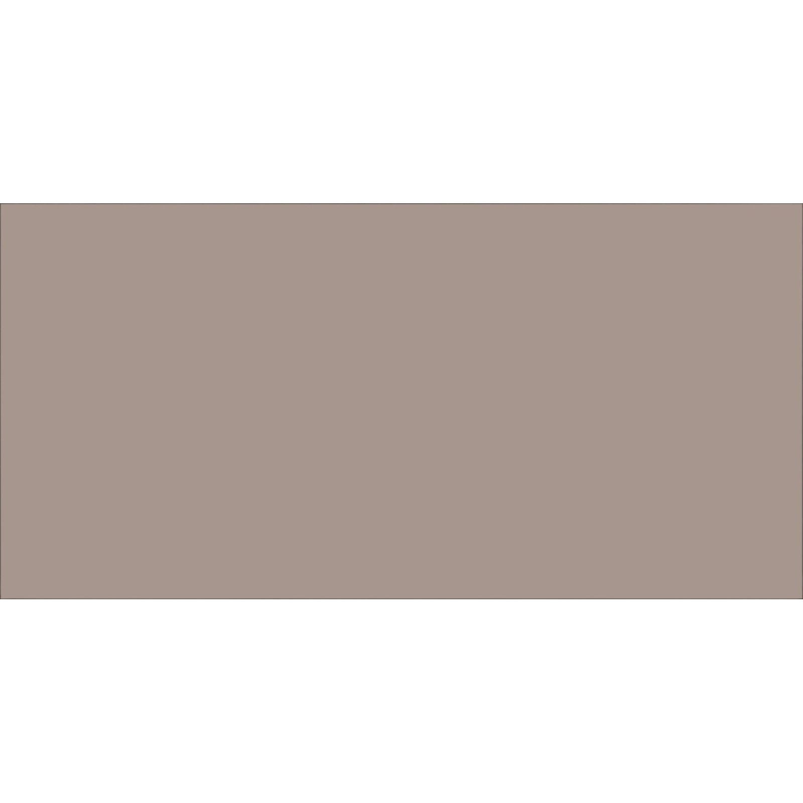 Solid taupe-colored rectangular panel of sala clear glass brick for decorative and architectural use