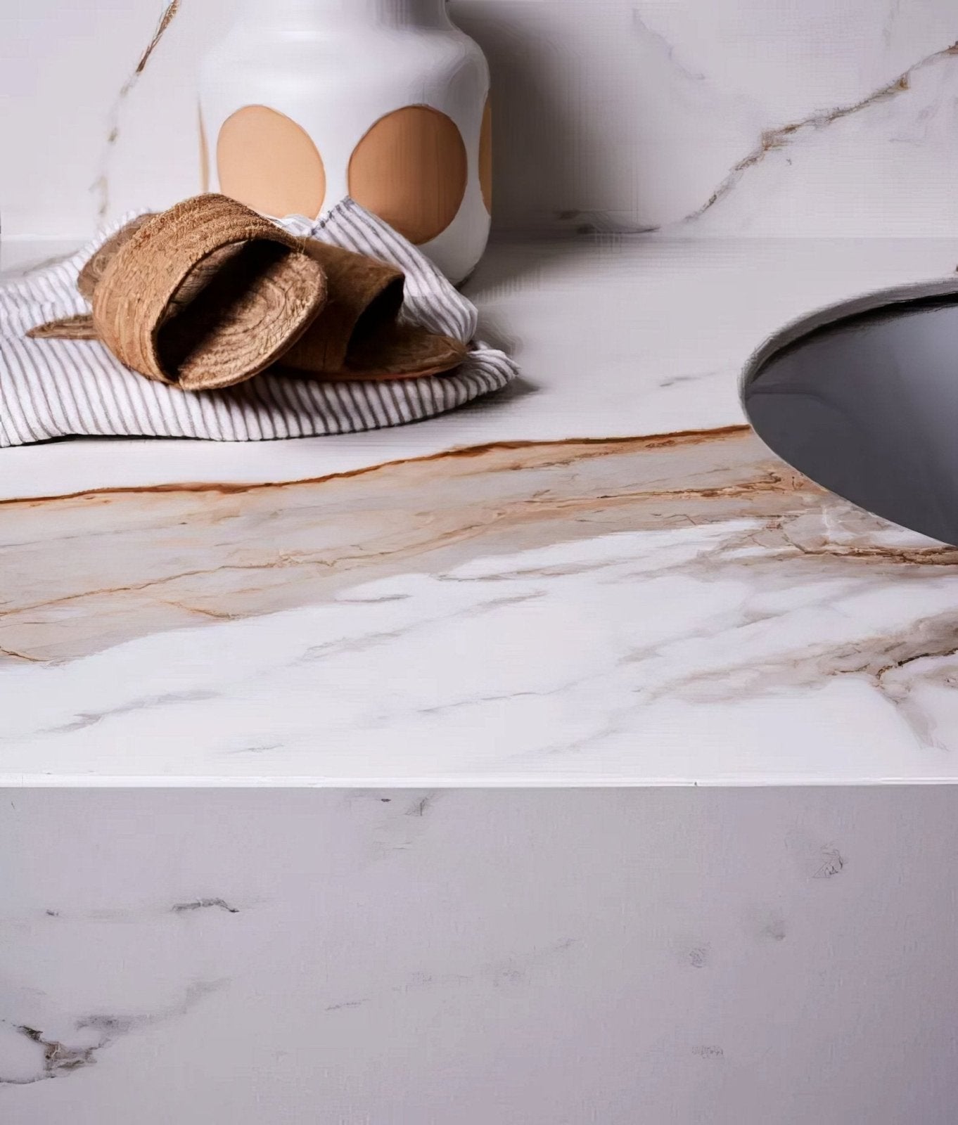 Sculpture Grande Porcelain Calacatta Maximus