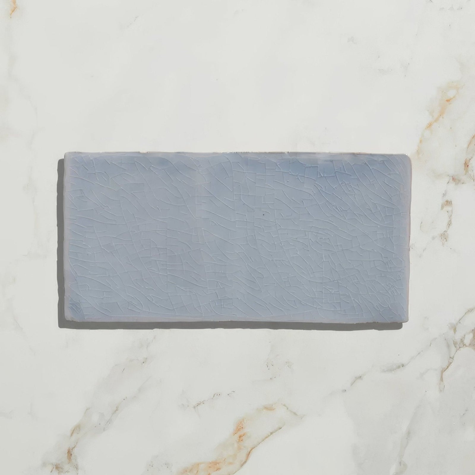 Seaton ceramic sky rectangular light blue ceramic tile with subtle textured surface for wall or floor use