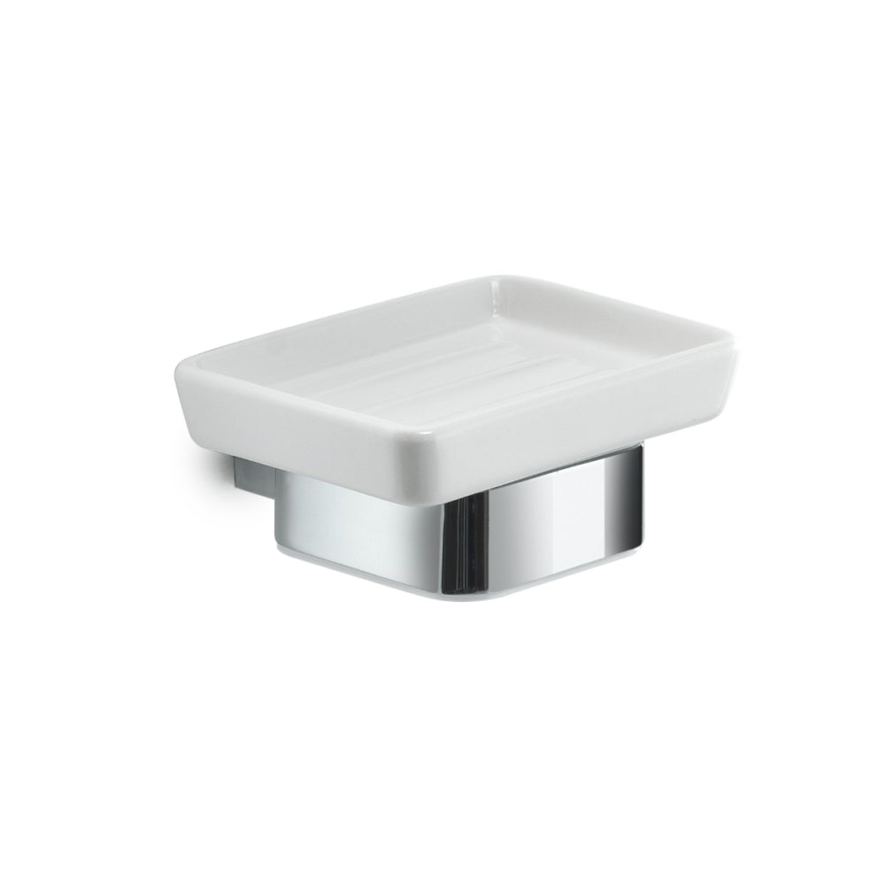 Spluga Soap Dish in Chrome - Origins Living, view 2
