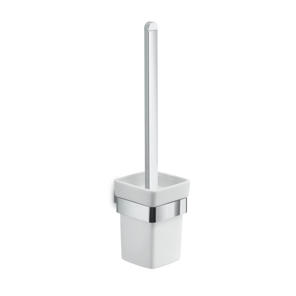 Spluga WC Brush Set Wall Mounted in Chrome - Origins Living