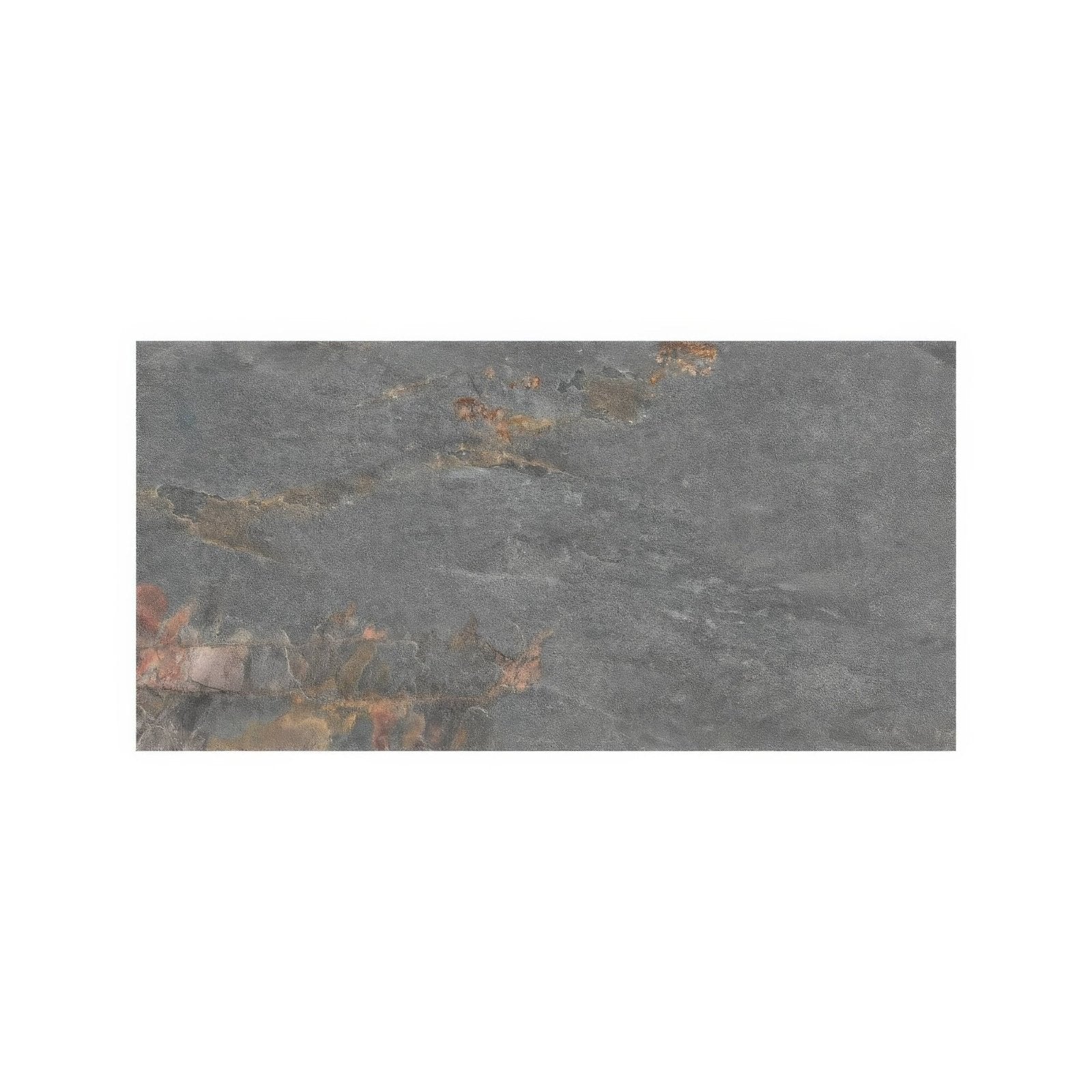 Gray stone tile shale multi 30 x 60cm with subtle reddish brown and golden veining for elegant flooring and walls