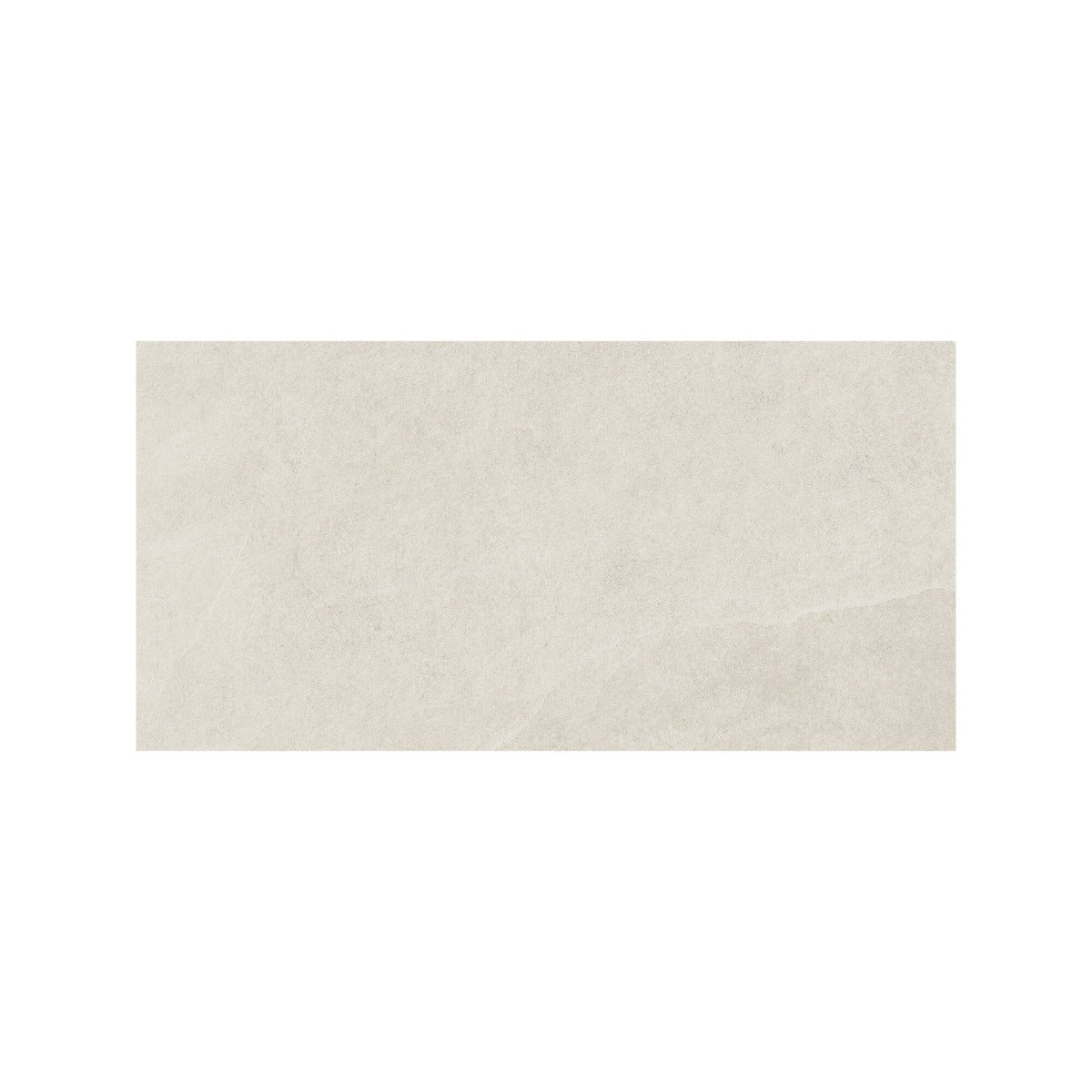 Shale white cream-colored rectangular tile with subtle textured surface measuring 60 x 120cm for flooring and walls