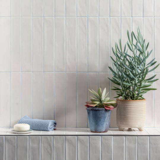 Sherbet White Brick 5x25cm - alternate view