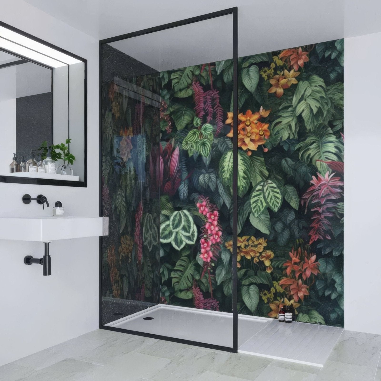 Shower Panel Botanical Plant