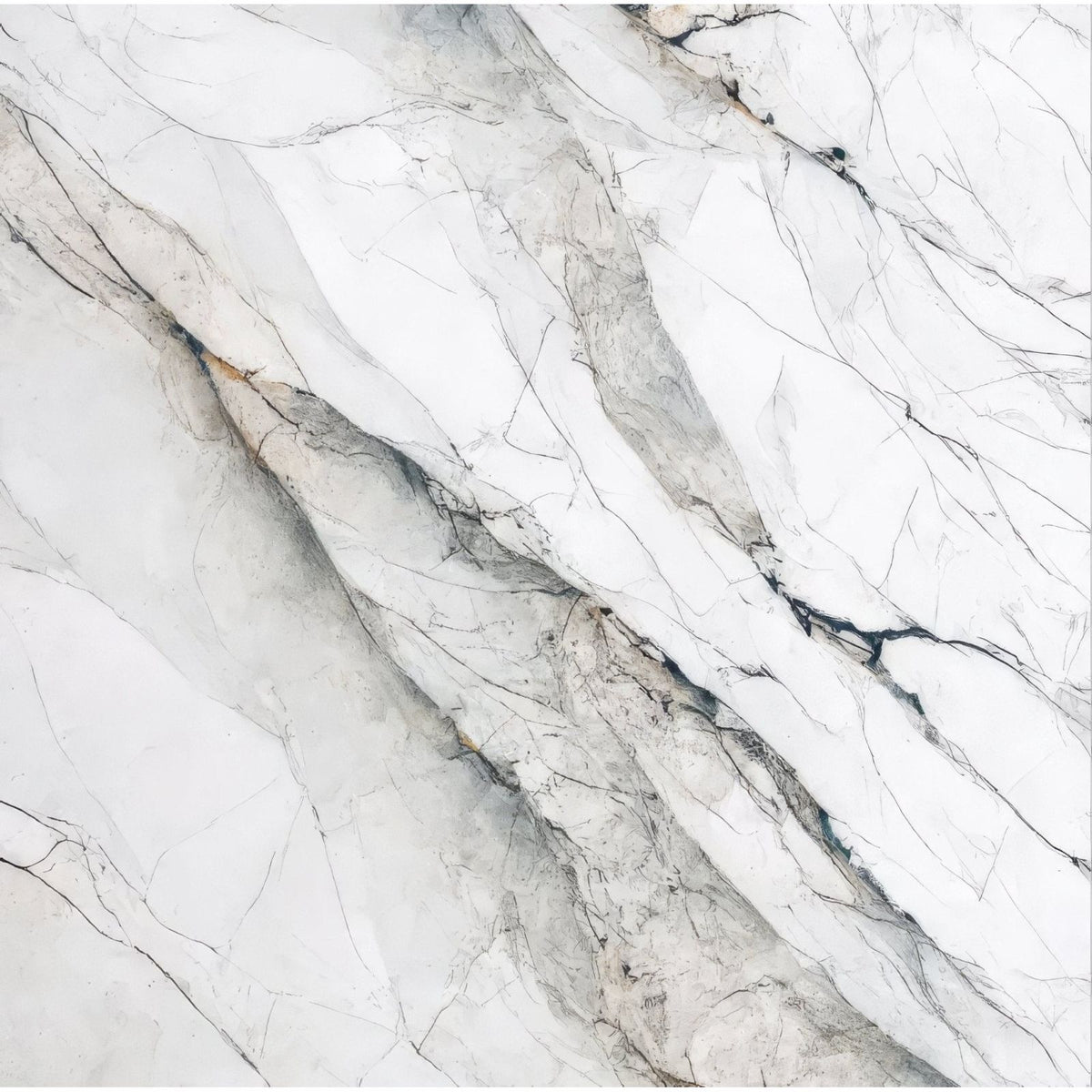 Shower panel Lamura veined marble with white marble surface featuring elegant gray veining and subtle black streaks