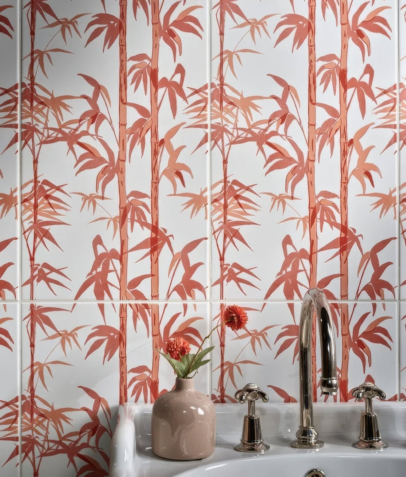 Silk Screen Ceramic Lantau Bamboo Incardine