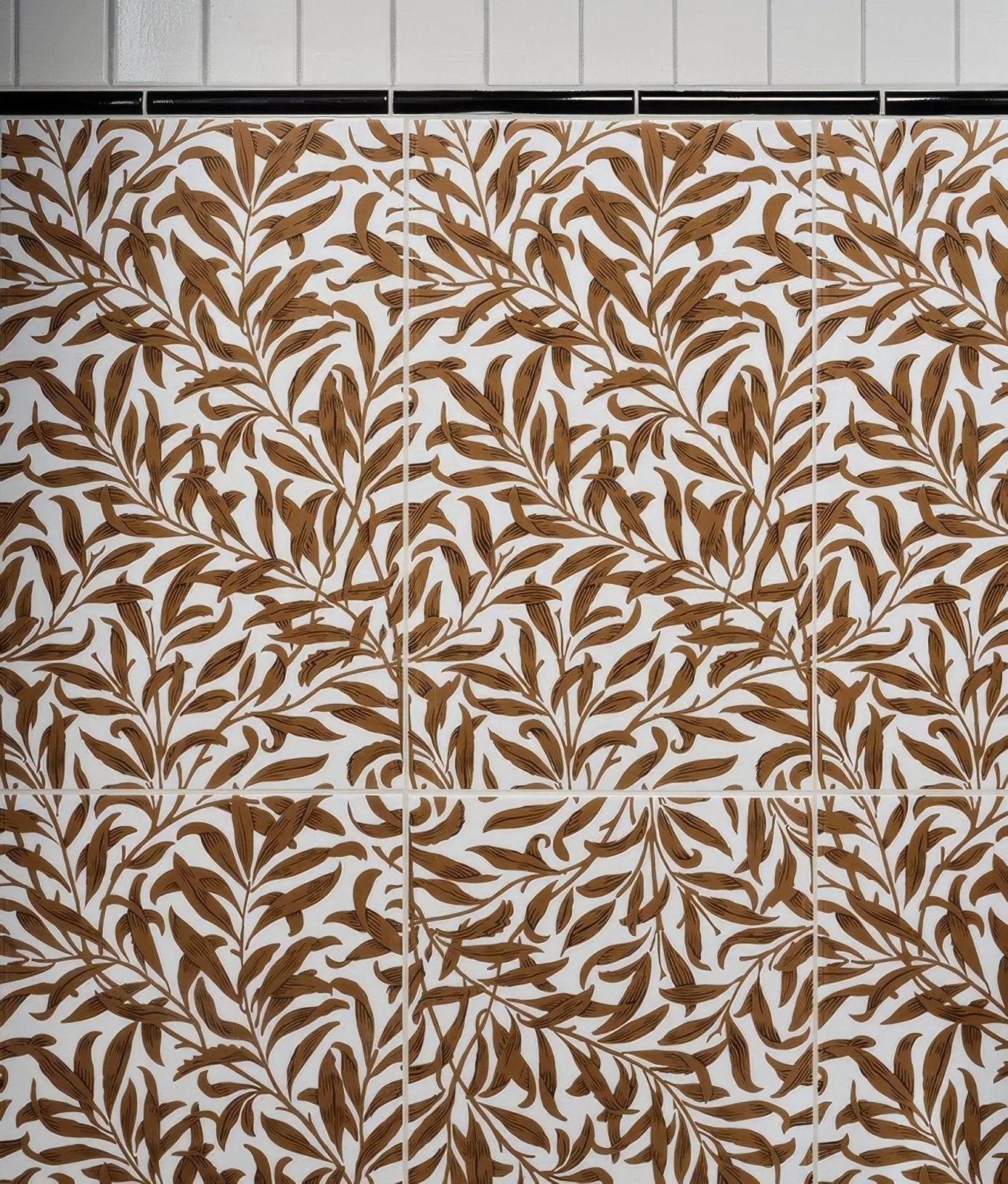 Silk Screen Ceramic Willow Cottage Tobacco