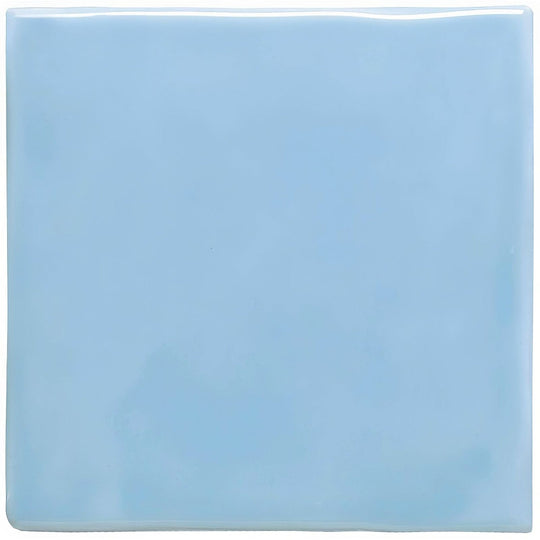 Sky Blue Field Tile - alternate view
